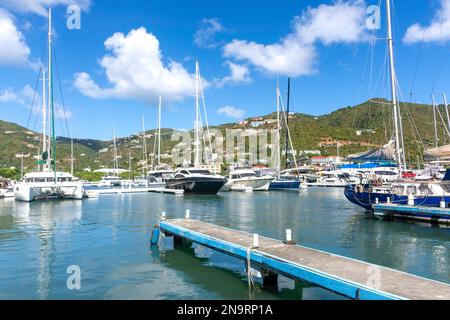 Inner Harbour Marina, Road Town, Tortola, Britische Jungferninseln (BVI), kleine Antillen, Karibik Stockfoto
