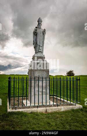 St. Patrick Statue, Hill of Tara, County Meath, Irland Stockfoto