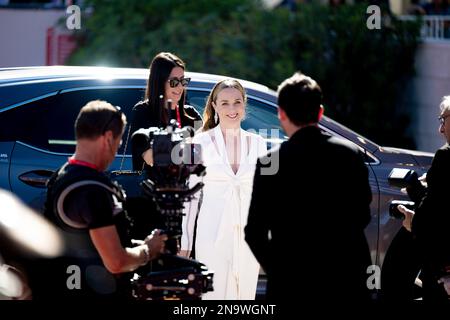 Il Cast di 'The Banshees of Inisherin' sul Red Carpet di Venezia 79, La Biennale di Venezia 2022, Lido di Venezia, Italien Stockfoto