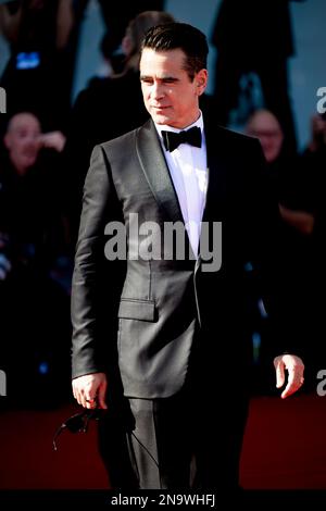 Il Cast di 'The Banshees of Inisherin' sul Red Carpet di Venezia 79, La Biennale di Venezia 2022, Lido di Venezia, Italien Stockfoto