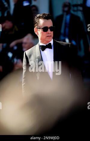 Il Cast di 'The Banshees of Inisherin' sul Red Carpet di Venezia 79, La Biennale di Venezia 2022, Lido di Venezia, Italien Stockfoto