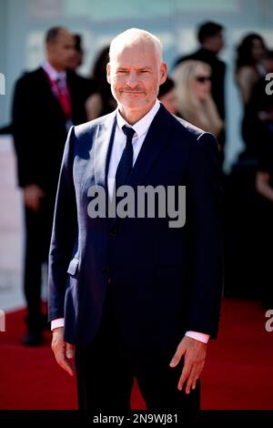 Il Cast di 'The Banshees of Inisherin' sul Red Carpet di Venezia 79, La Biennale di Venezia 2022, Lido di Venezia, Italien Stockfoto