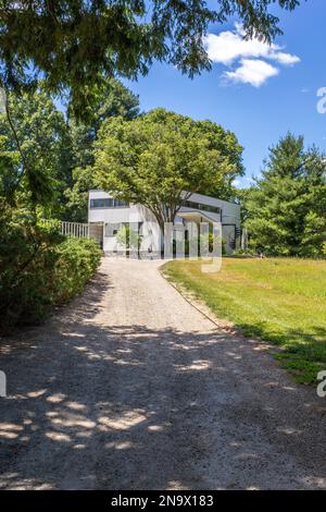 Das historische Gropius House in Lincoln, Massachusetts Stockfoto