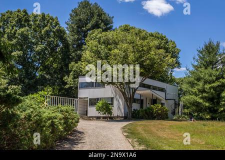 Das historische Gropius House in Lincoln, Massachusetts Stockfoto