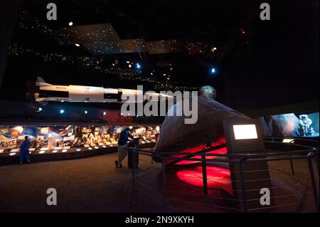 Apollo 17 im Johnson Space Center in Houston, Texas; Webster, Texas, Vereinigte Staaten von Amerika Stockfoto