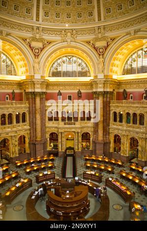 Die Library of Congress in Washington, District of Columbia, USA; Washington, District of Columbia, Vereinigte Staaten von Amerika Stockfoto