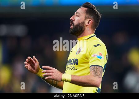 Jose Luis Morales (Villarreal CF, Nr. 22) Stockfoto