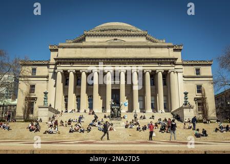 Low Memorial Library, Columbia University, Upper Manhattan, NYC, USA © Dosfotos/Axiom Stockfoto