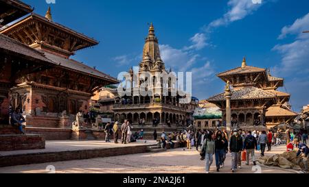 Antiker und historischer Ort in Patan Lalitpur, Nepal Stockfoto