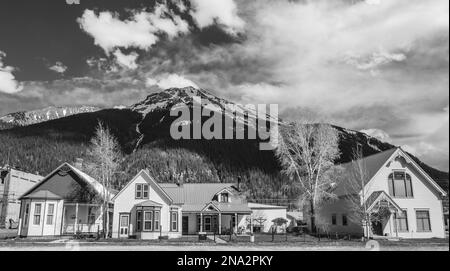 Heritage Houses in Silverton, Colorado, USA. Stockfoto