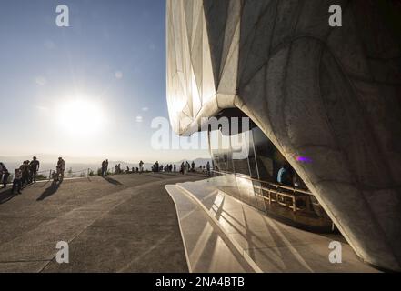 Bahai-Gotteshaus Südamerikas; Santiago, Region Metropolitana, Chile Stockfoto