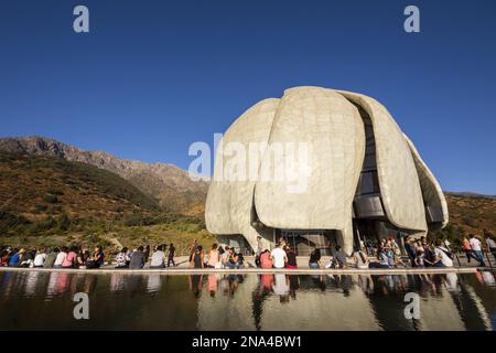 Bahai-Gotteshaus Südamerikas; Santiago, Region Metropolitana, Chile Stockfoto