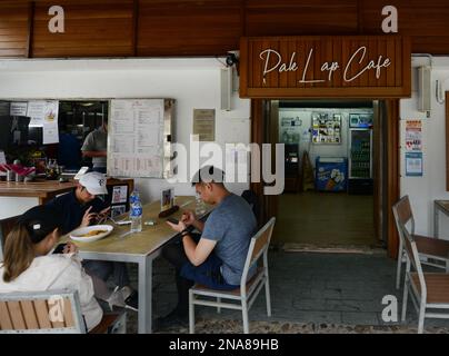 Pak Lap Cafe, Pak Lap Beach, Sai Kung, Hongkong. Stockfoto