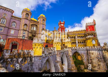 Pena-Palast; Sintra, Portugal Stockfoto