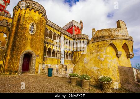 Pena-Palast; Sintra, Portugal Stockfoto