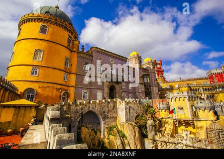 Pena-Palast; Sintra, Portugal Stockfoto