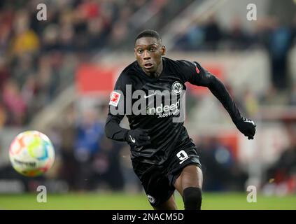 Randal KOLO MUANI (F) Action, Fußball 1. Bundesliga, 20. Spieltag, FC Köln (K) - Eintracht Frankfurt (F) 3: 0, am 12. Februar 2023 in Köln/Deutschland. #DFL-Vorschriften verbieten die Verwendung von Fotografien als Bildsequenzen und/oder quasi-Video # Stockfoto