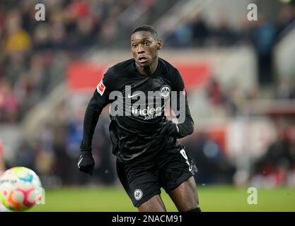 Randal KOLO MUANI (F) Action, Fußball 1. Bundesliga, 20. Spieltag, FC Köln (K) - Eintracht Frankfurt (F) 3: 0, am 12. Februar 2023 in Köln/Deutschland. #DFL-Vorschriften verbieten die Verwendung von Fotografien als Bildsequenzen und/oder quasi-Video # Stockfoto