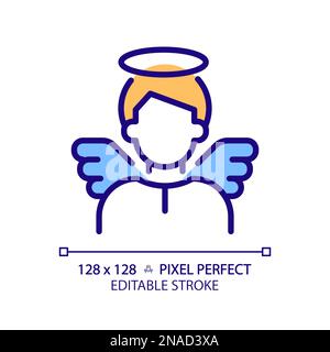 Unschuldige Pixel Perfect RGB-Farbsymbol Stock Vektor