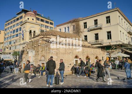 Kirche von Pantanassa, Monastiraki-Platz, Athen, Griechenland Stockfoto