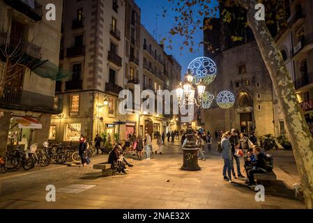 Barri de la Ribera, Barcelona, Spanien © Dosfotos/Axiom Stockfoto