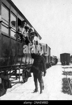 Stazione ferroviaria. Subiaco Stockfoto