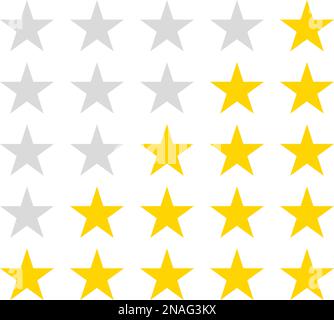 Einfache runden Sterne. Mit Konturen macht der Sterne aus Hintergrund pop Stock Vektor