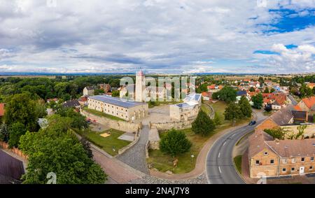 Burgkomplex Hausneindorf Stockfoto