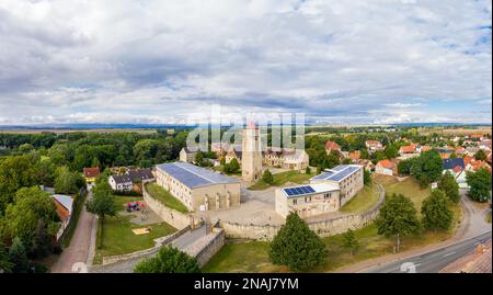 Burgkomplex Hausneindorf Stockfoto