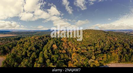 Burgruine Regenstein im Harz-Gebirge Blankenburg Stockfoto