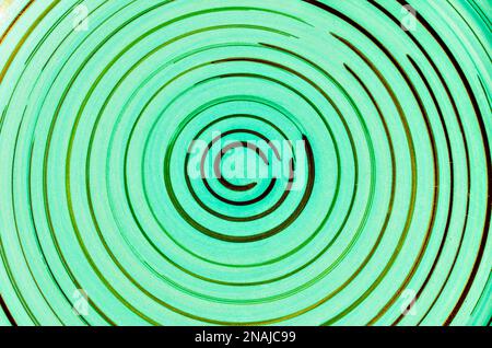 Abstrakter Hintergrund des Kaleodoskops. Geometrische Spiralstruktur Stockfoto