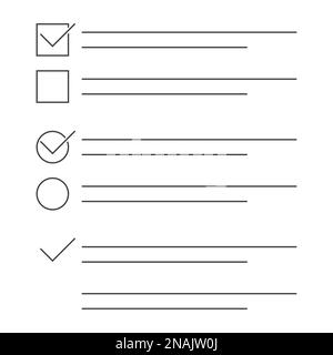 Gruppe von Objekten im Thema von Formular, Blatt Stock Vektor