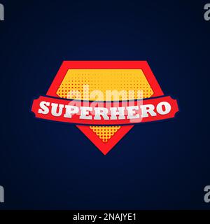 Super Hero Power volle Typografie, T-Shirt-Grafiken, Vektoren. Stock Vektor