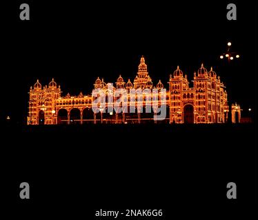 Mysore Palast, Karnataka, Indien Stockfoto