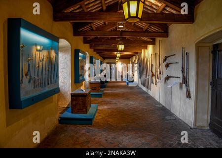 Museum im Castello di San Giusto, Schloss, Triest, Friaul-Julisch Venetien, Italien Stockfoto