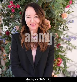 Madrid, Spanien. 13. Februar 2023. Ana Antic posiert während des Porträts in Madrid. (Foto: Atilano Garcia/SOPA Images/Sipa USA) Guthaben: SIPA USA/Alamy Live News Stockfoto