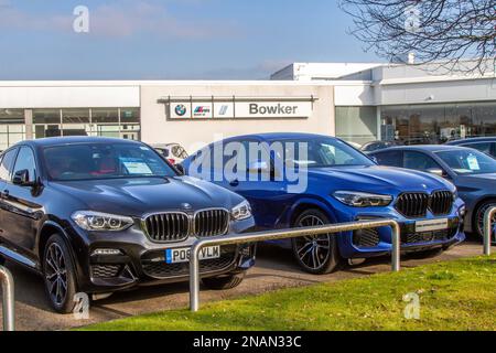 2018 Grey BMW X4 xDrive20d M Sport Auto BMW neue gebrauchte und zugelassene Fahrzeuge beim BOWKER Autohändler in Preston, Großbritannien Stockfoto