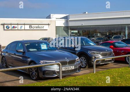 2020 BMW 530D M Sport Auto, Limousine Diesel 2993 cm3 BMW neue gebrauchte und zugelassene Fahrzeuge beim AUTOHÄNDLER BOWKER in Preston, Großbritannien Stockfoto