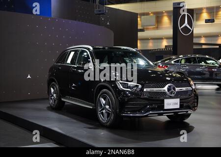 Mercedes-Benz GLC 220 d AMG Dynamic wird am 30. November 39. 2022 auf der Thailand International Motor Expo 2022 in Nonthaburi, Thailand, ausgestellt. Stockfoto