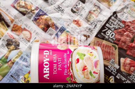 AROY-D Tom Kha Paste. Stockfoto