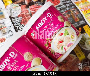 AROY-D Tom Kha Paste. Stockfoto