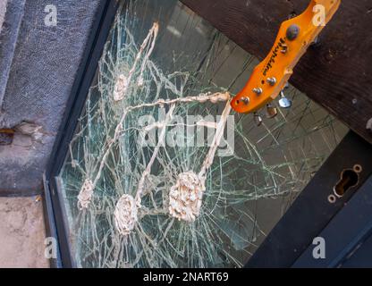 Grenoble, in der Nähe der Alpen in Südostfrankreich Stockfoto