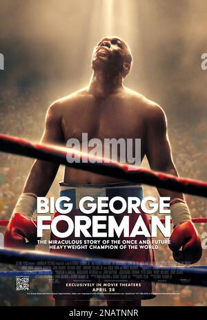 Das Poster von Big George Foreman, Khris Davis Stockfoto