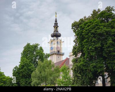 Landhaus Castle oder Linzer Landhaus wurde 1571 erbaut. Es ist ein architektonisches Denkmal der frühen Renaissance. Liebhaber dieser Ära versuchen, in diese Magni zu kommen Stockfoto