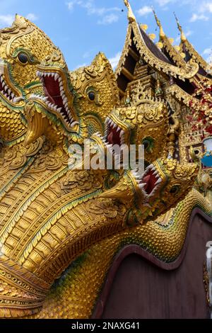 Wat Saeng Kaeo Phothiyan in Chiang Rai (Thailand) Stockfoto