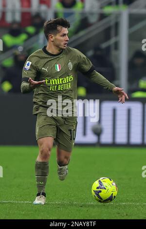 Mailand, Italien. 10. Februar 2023. Brahim Diaz vom AC Milan in Aktion während des Fußballspiels der Serie A 2022/23 zwischen dem AC Milan und dem Turin FC im San Siro Stadium, Mailand, Italien, am 10. Februar 2023 Kredit: Independent Photo Agency/Alamy Live News Stockfoto