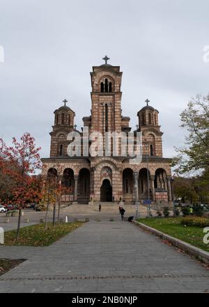 Orthodoxe Kirche des Heiligen Markus im Tasmajdan-Park in Belgrad, Serbien Stockfoto