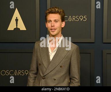 Beverly Hills, Usa. 13. Februar 2023. Austin Butler nimmt am Montag, den 13. Februar 2023, am 95. Jährlichen Mittagessen der Oscars-Nominierten im Beverly Hilton in Beverly Hills, Kalifornien Teil. Foto: Jim Ruymen/UPI Credit: UPI/Alamy Live News Stockfoto