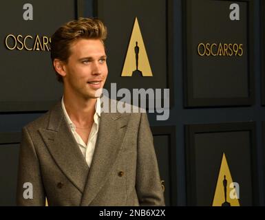 Beverly Hills, Usa. 13. Februar 2023. Austin Butler nimmt am Montag, den 13. Februar 2023, am 95. Jährlichen Mittagessen der Oscars-Nominierten im Beverly Hilton in Beverly Hills, Kalifornien Teil. Foto: Jim Ruymen/UPI Credit: UPI/Alamy Live News Stockfoto