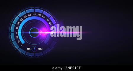 Schnelle Bewegung für Text Stock Vektor